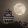 岐阜城と月