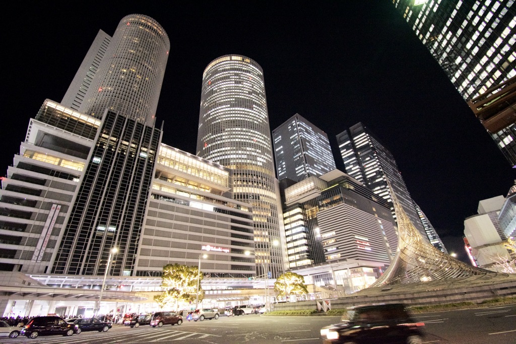 名古屋駅の夜景