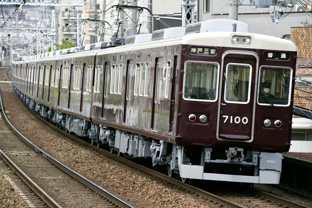 模型みたいに綺麗な阪急