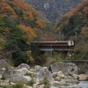 渓谷美を横目に岡山へ