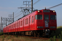 名鉄6000系 看板付き