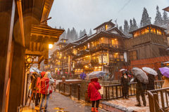 銀山温泉(ガス灯)