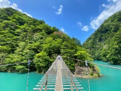 寸又峡（夢の吊り橋）