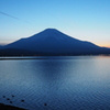 山中湖の日没