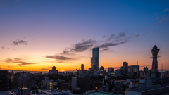 大阪2019年没の日の出