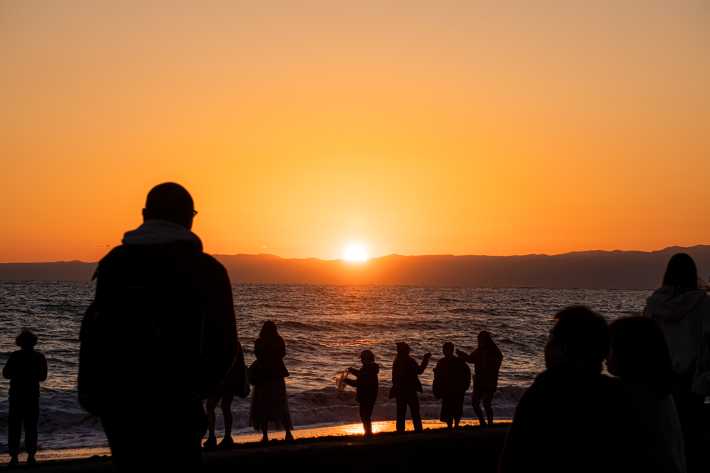 いつかの夕陽。