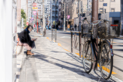 いつもの街角、疲れたら休んでね編。