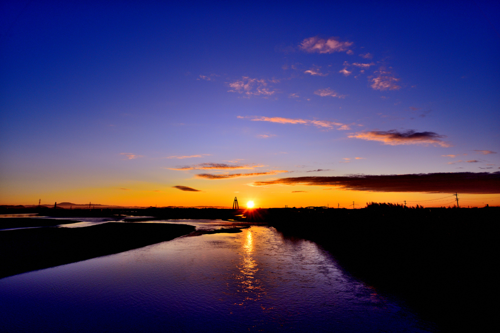 本日の朝焼け！　2　12/28