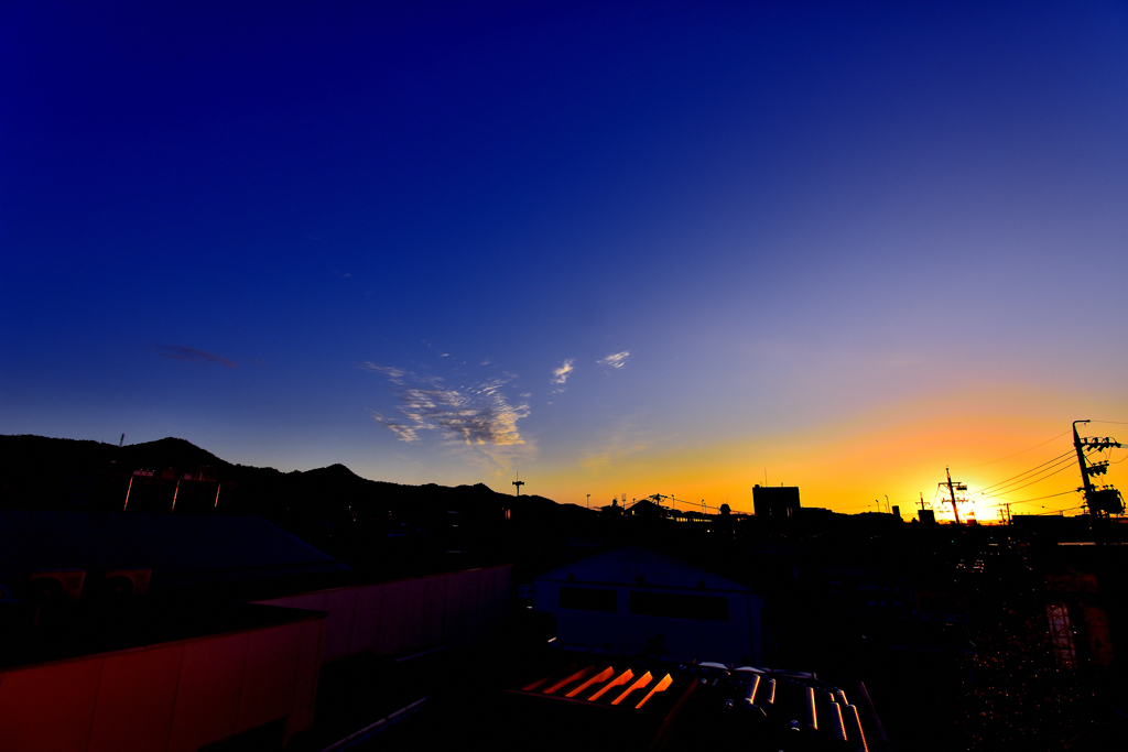 本日の朝焼け！　3　10/28