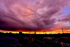 本日の朝焼け！　3　11/26