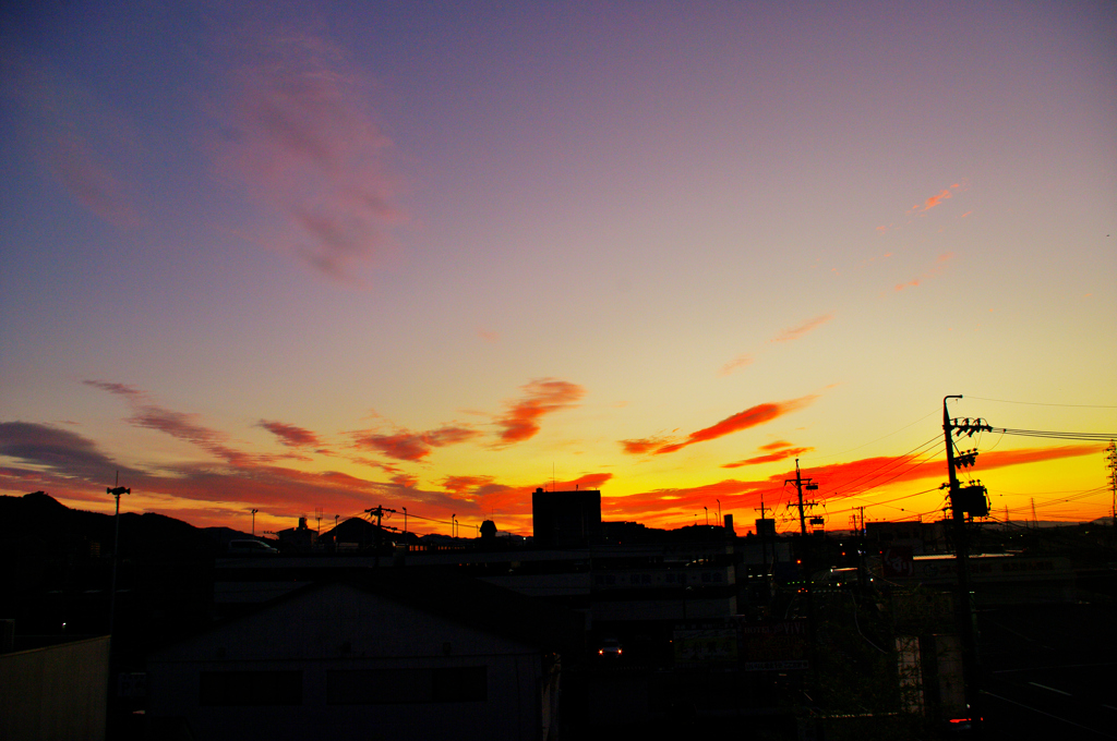 本日の朝焼け！　2　11/11