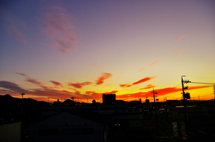 本日の朝焼け！　2　11/11
