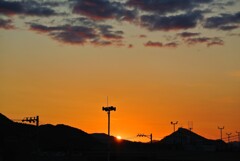 本日の朝焼け2　5/3