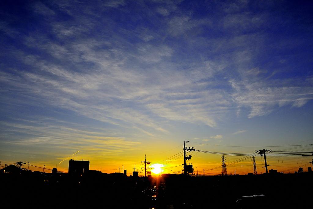 本日の朝焼け！　2/10