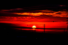 本日の日の出！　1/13