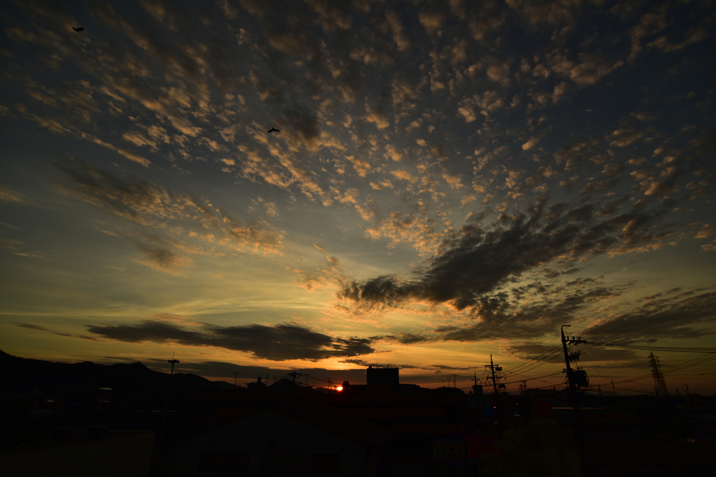 本日の朝焼け！2　9/12