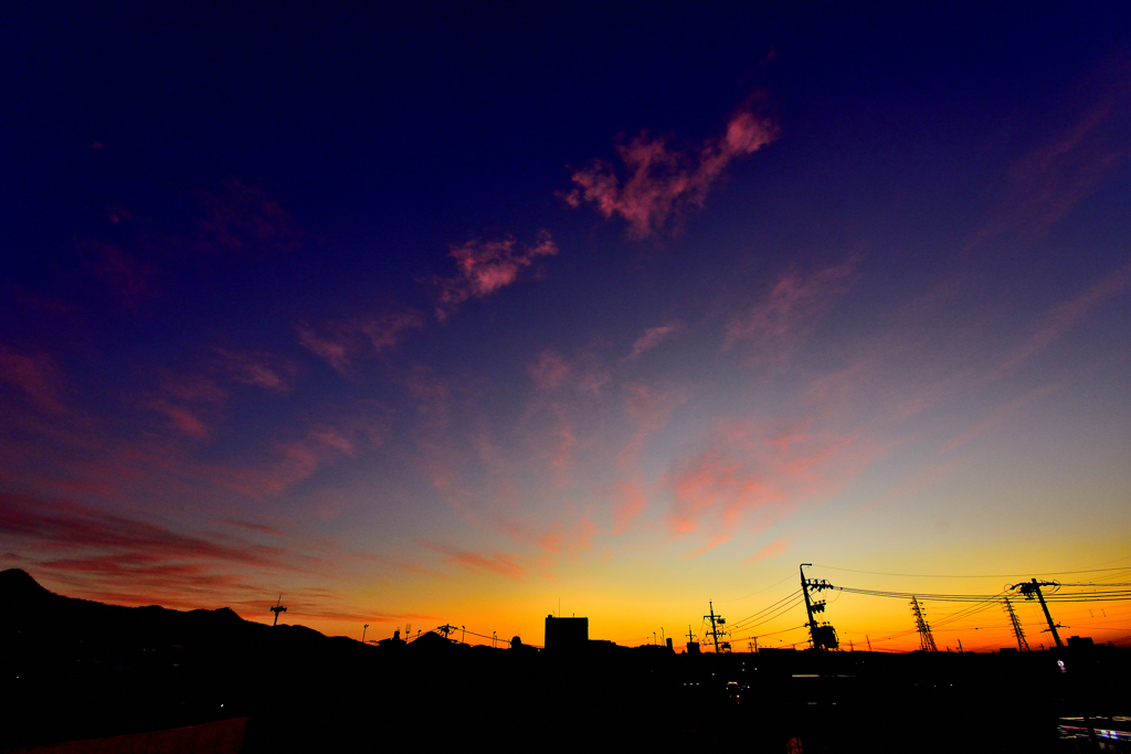 昨日の朝焼け！　2　11/24