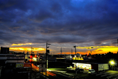 昨日の朝焼け！　2/2