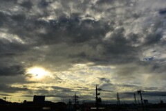 雨上がりの東の空　9/2