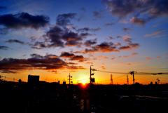 本日の朝焼け！　2　1/31