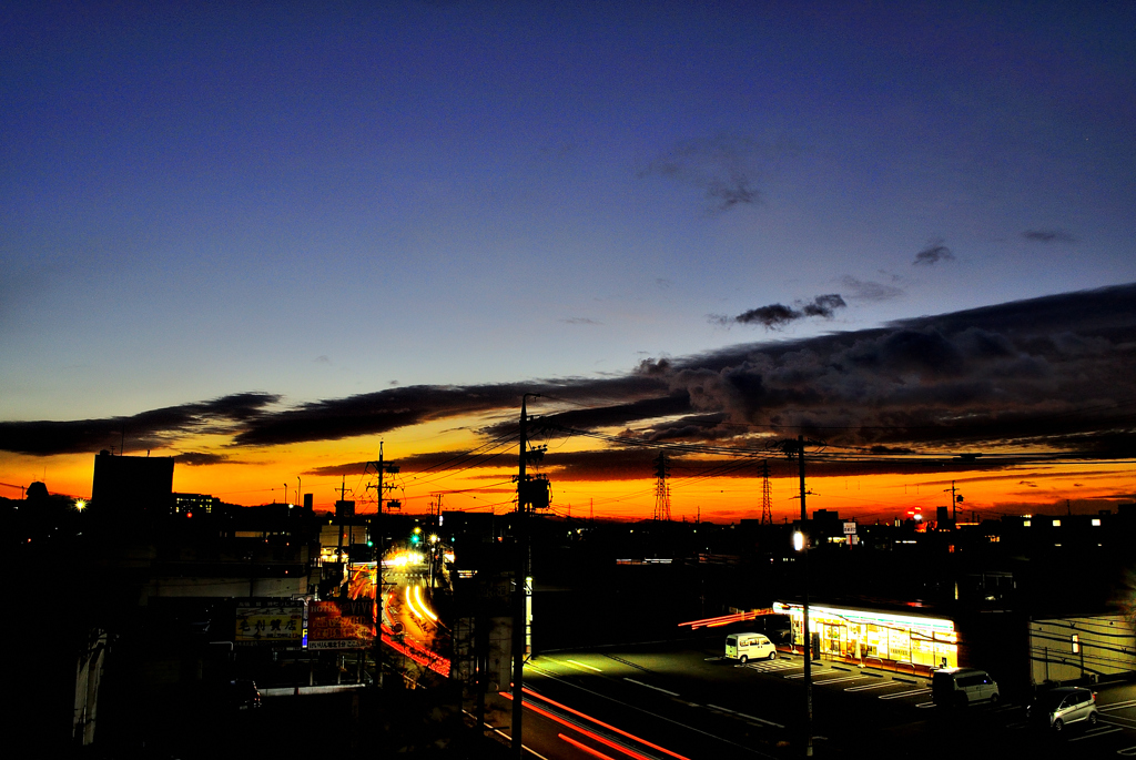 本日の朝焼け！　1/20