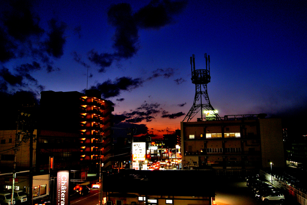 本日の夕焼け！　1/13