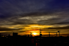 本日の朝焼け！　4　11/2