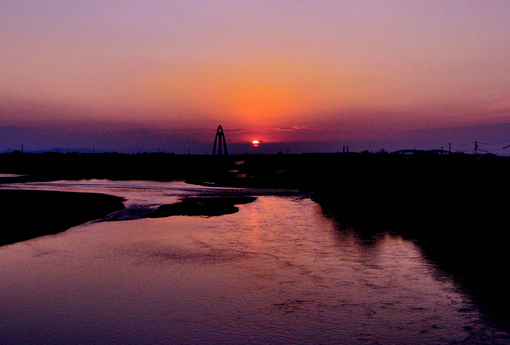 本日の朝焼け！　12/30