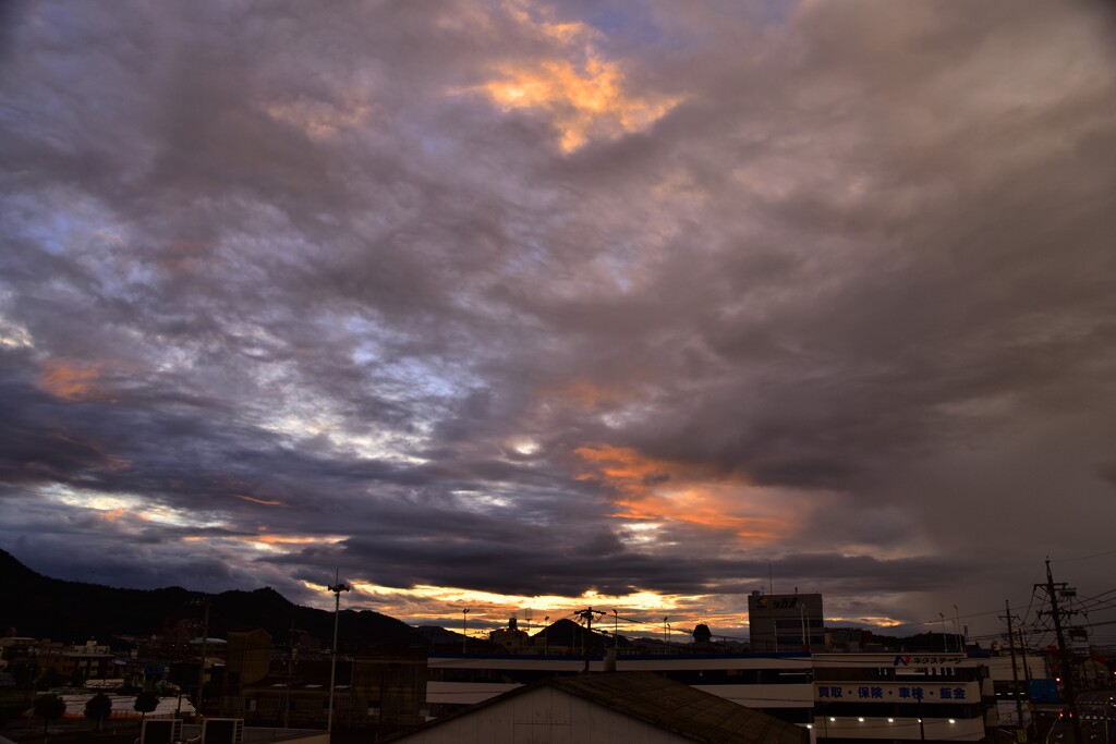 本日の朝焼け　8/24