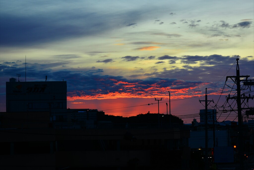 本日の朝焼け！2　10/9