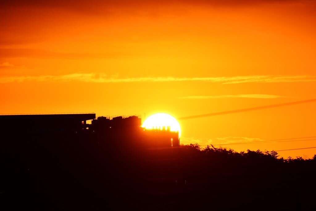 本日の日の出！　10/4