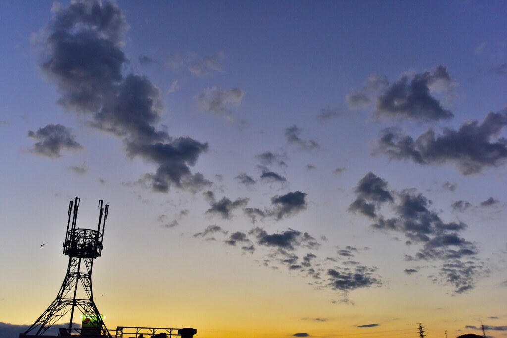 本日の夕景2　9/3