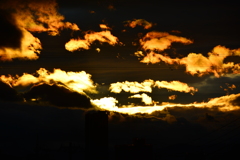 雨上がりの夕焼け　4/29