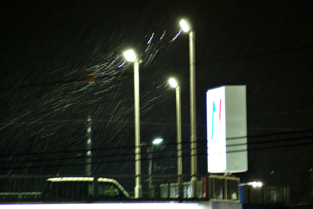 今宵も雪模様！