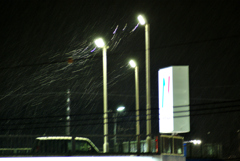 今宵も雪模様！