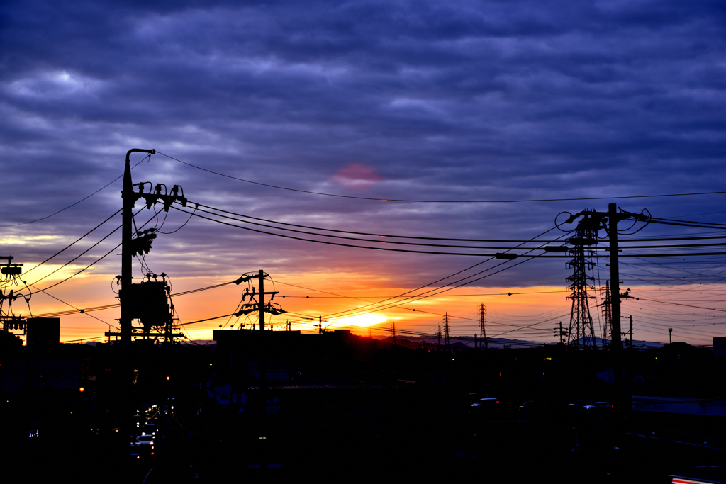 本日の朝焼け！　11/19