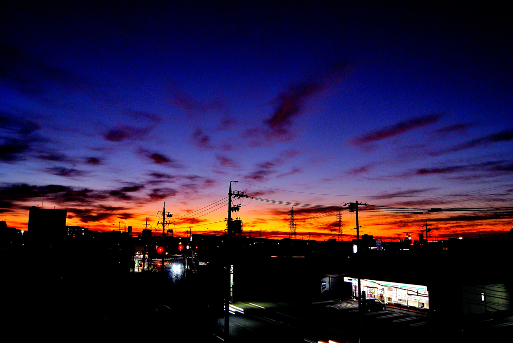 本日の朝焼け！　その後　1/10
