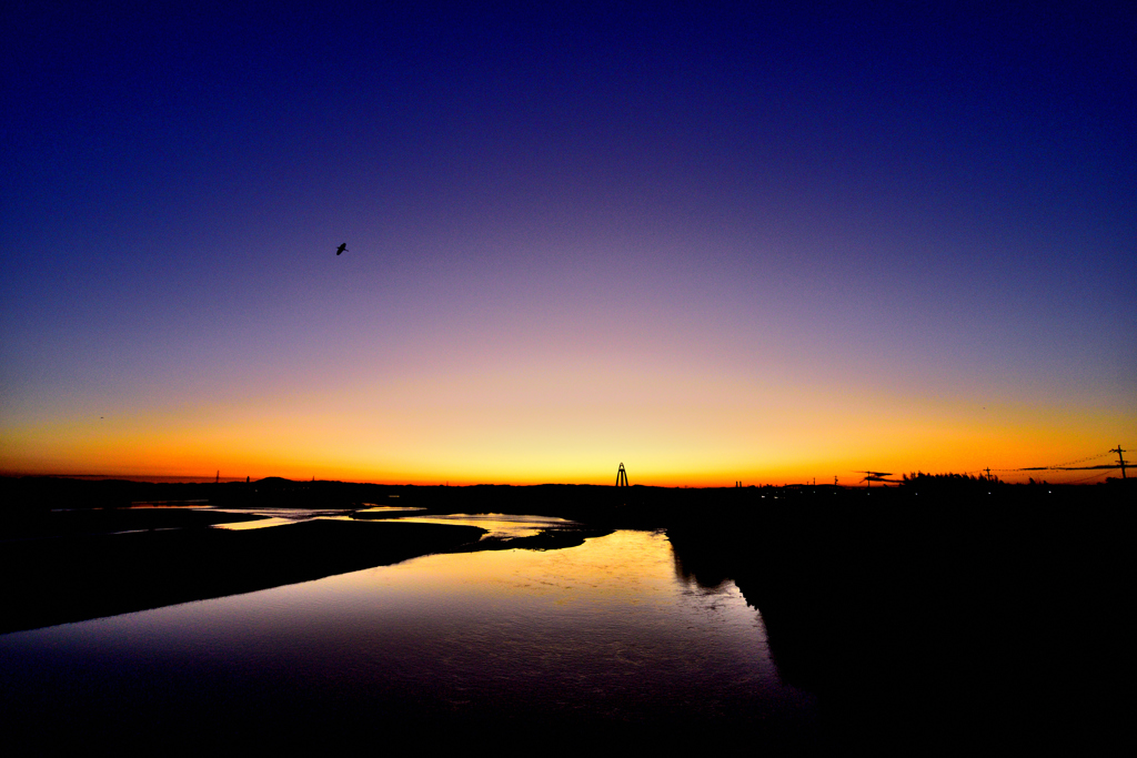 本日の朝焼け！　2　11/20