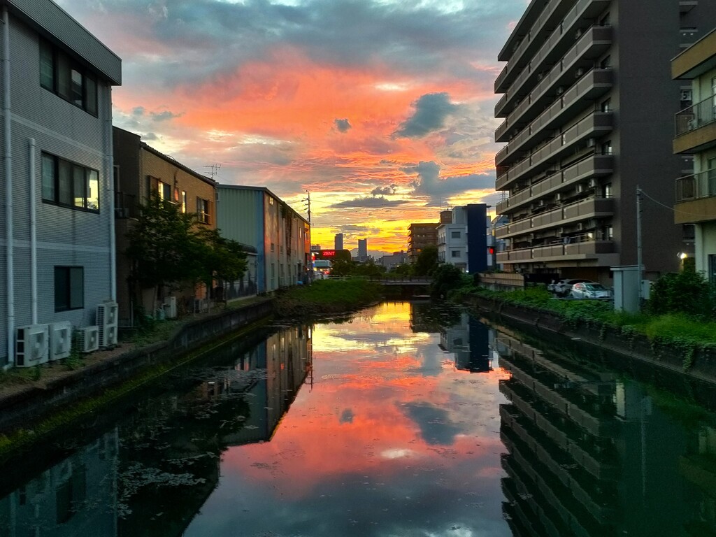 昨日の夕焼け！　9/11