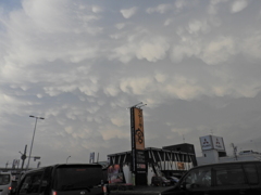 雲　雨上がりの夕景