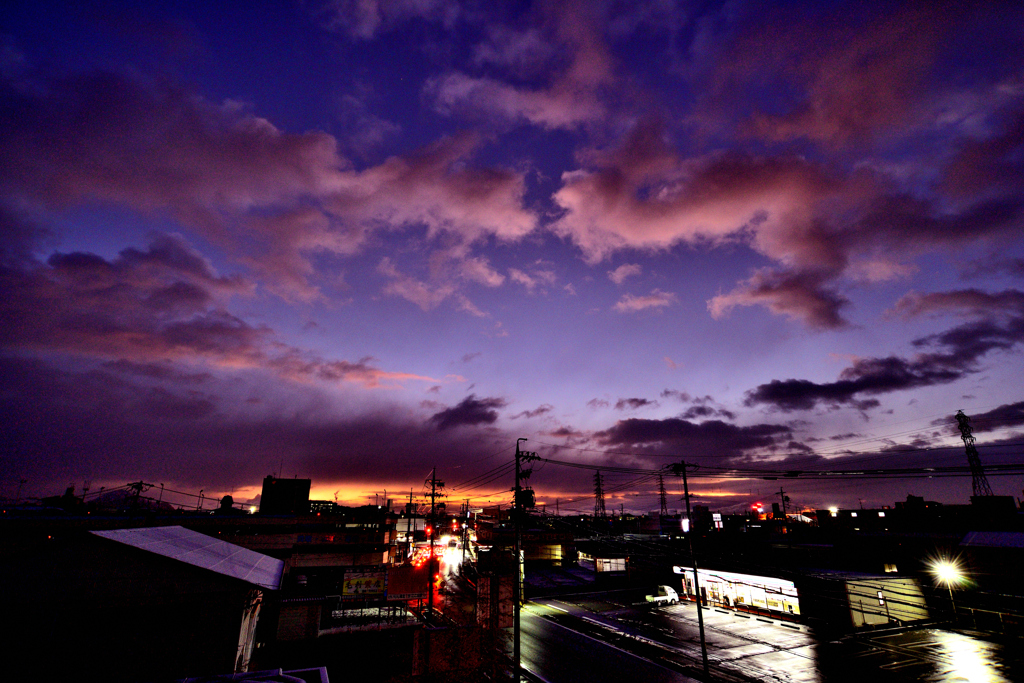 本日の朝焼け！　12/4