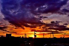 本日の朝焼け！　2　11/19
