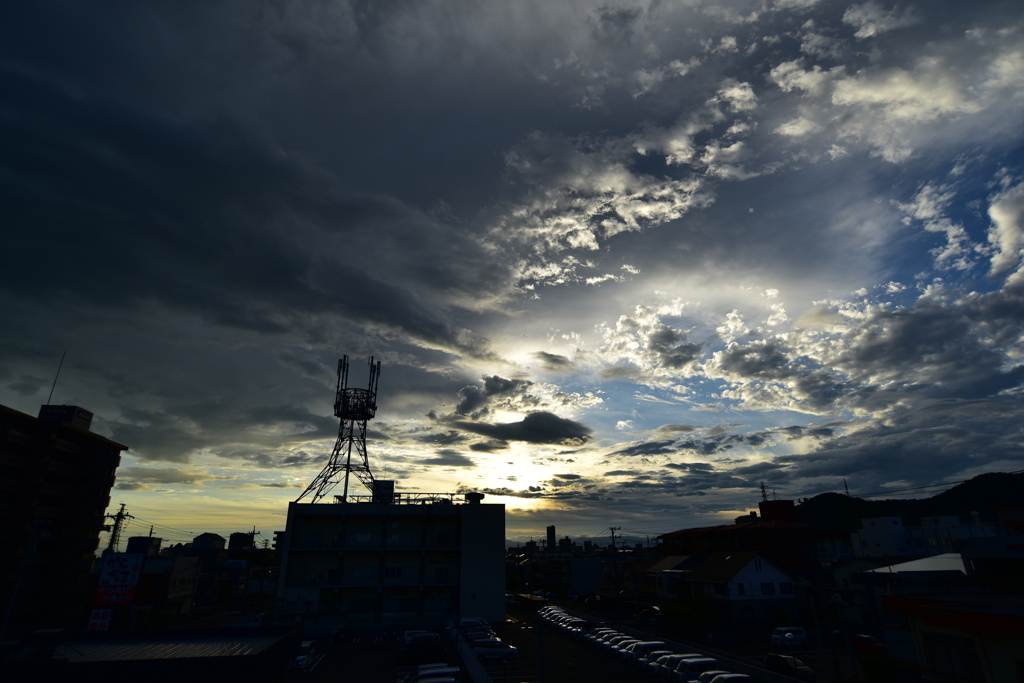 岐阜市の夕景！　8/13