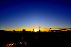 本日の朝焼け！　11/4