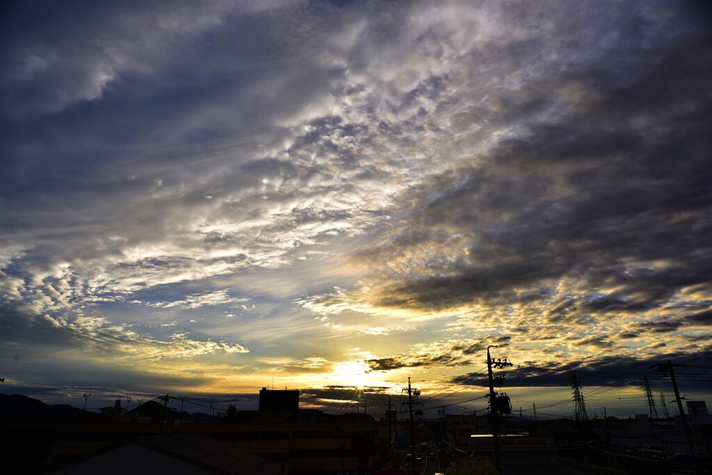 本日の朝焼け！4　10/9