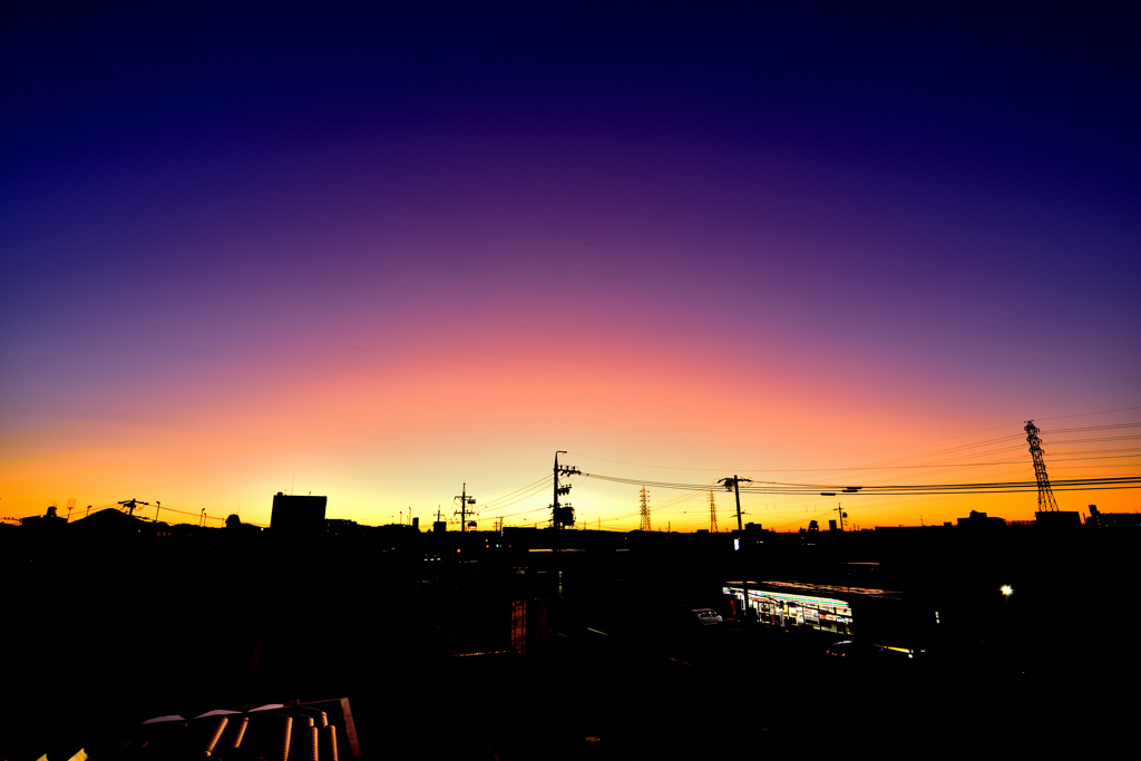 昨日の朝焼け！　2　11/29