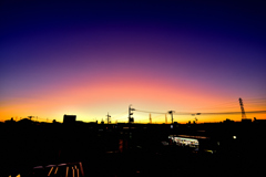 昨日の朝焼け！　2　11/29