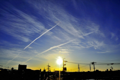 飛行機雲！　