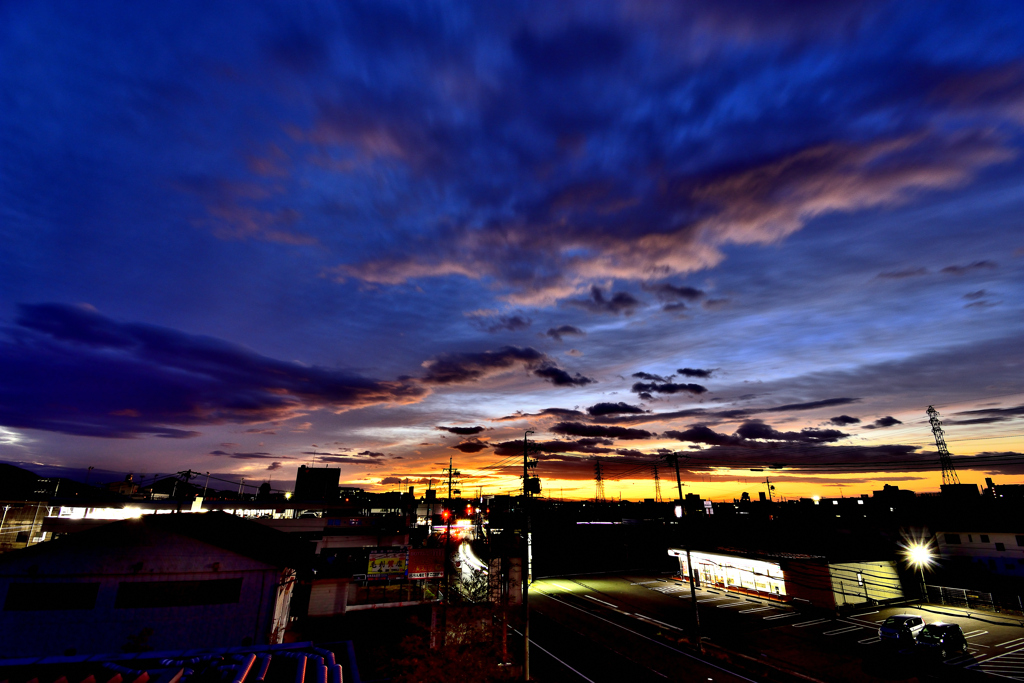 本日の朝焼け！　11/19