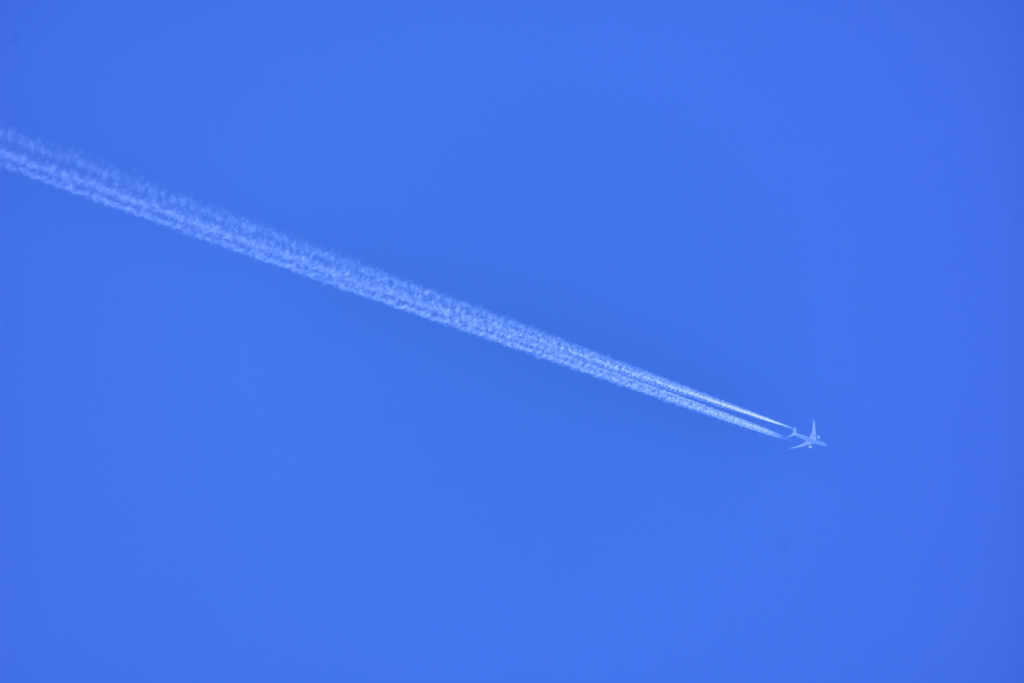 飛行機雲！